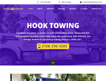 Tablet Screenshot of hooktow.com